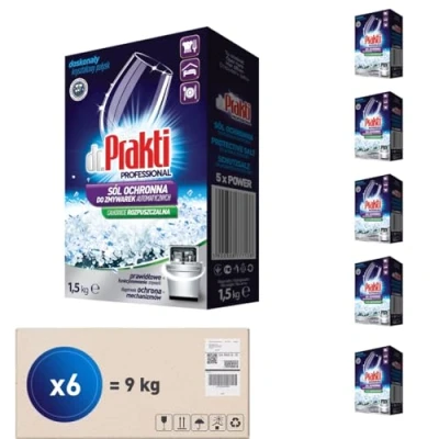 Abbildung von dr.Prakti Spülmaschinensalz 1,5 kg, Multipack 6 Stück