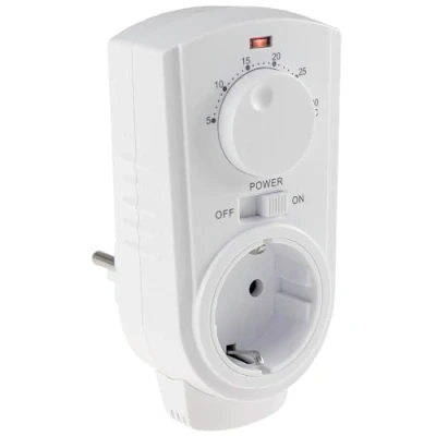 Abbildung von ChiliTec Thermostat Steckdose mit Temperaturregler Steckdosen für Heizung Ventilator Infrarotheizung Kühlgeräte 230V Schutzkontaktsteckdose Regler Heizen Kühlen externer Geräte