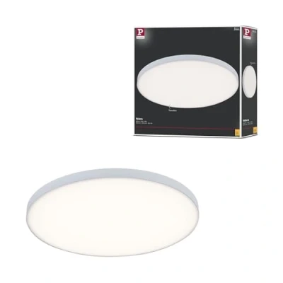 Abbildung von Paulmann 79891 LED Panel Velora rund 400mm 2100lm 3000K Weiß Deckenleuchte Metall