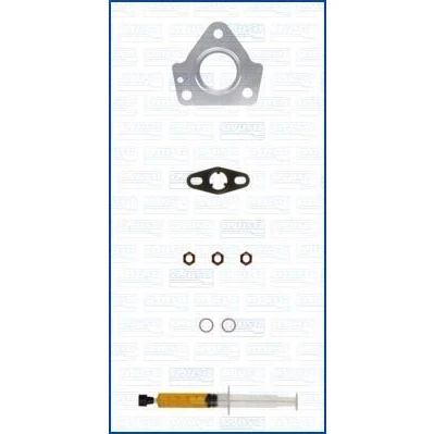 Abbildung von AJUSA JTC12137 Montagesatz, Lader with studs, syringe oil mit Dichtungen Montageanleitung