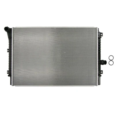 Abbildung von NISSENS 65336 Kühler, Motorkühlung Aluminium 648 446 32 Kühlrippen gelötet VOLKSWAGEN: CADDY 4 Kombi, Kasten, Scirocco III