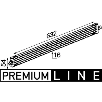 Abbildung von MAHLE ORIGINAL CLC 17 000P Ölkühler, Automatikgetriebe