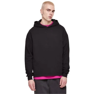 Abbildung von Urban Classics Loose Kapuzenpullover, Herren, Größe: 4XL, Black