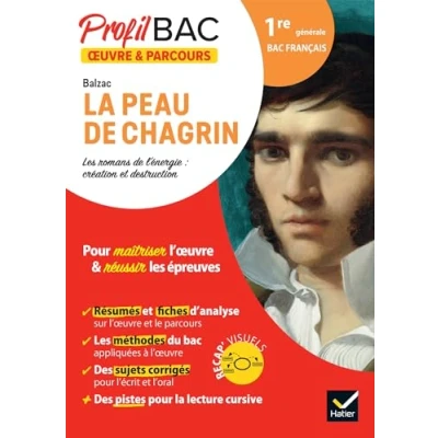 Abbildung von Profil Balzac, La Peau de chagrin (oeuvre au programme Bac français 2025): analyse l&#039;oeuvre et du parcours (1re générale)