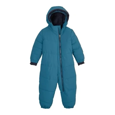 Abbildung von first instinct by killtec Kinder Steppoverall mit Kapuze/Schneeanzug ist wasserabweisend FIOW 20 MNS QLTD ONPC, ocean, 110, 42261 000