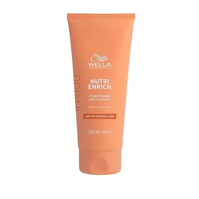 Abbildung von Wella Professionals Invigo Nutri Enrich Deep Nourishing Conditioner feuchtigkeitsspendende Haarspülung mit Vitamin E und Panthenol Haarpflege für kaputtes Haar bekämpft Frizz 200 ml