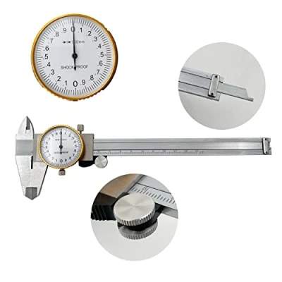 Abbildung von Messschieber 015 cm Bereich Hochpräziser Industrie Edelstahl Messschieber, Stoßfestes Metrisches Messwerkzeug