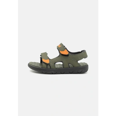 Abbildung von Timberland Perkins ROW 2 Strap Riemensandalette für Kinder, Größe: 33, Dark green Schuhe