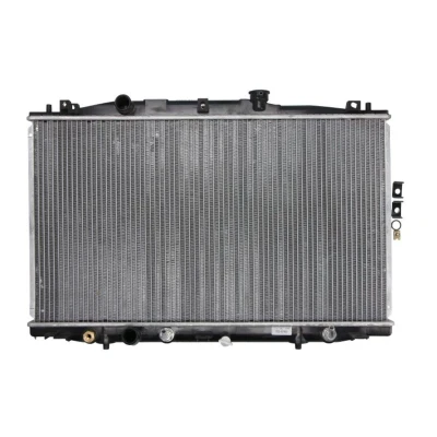 Abbildung von NRF 53970 Kühler, Motorkühlung Aluminium 718 400 16 mit Anbauteilen Kühlrippen gelötet HONDA: Accord 7 Limousine