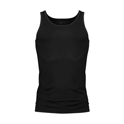Abbildung von Mey Tagwäsche Serie Dry Cotton Herren Shirt o.Arm Schwarz S(4)