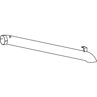 Abbildung von DINEX 54681 Abgasrohr 1568 hinten 127 Euro 4