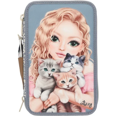 Abbildung von TOPModel 3 Fach Federtasche CAT Love Geschenke für Mädchen