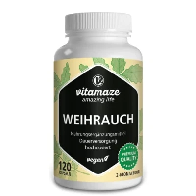 Abbildung von Weihrauch 900 mg hochdosiert vegan Kapseln