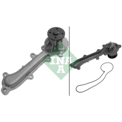 Abbildung von INA 538 0110 10 Wasserpumpe mit Dichtung für Keilrippenriementrieb SMART: Fortwo II Coupe