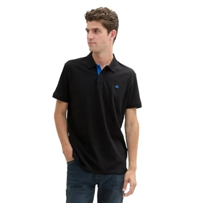 Abbildung von TOM Tailor Basic Poloshirt, Herren, Größe: XXL, Black