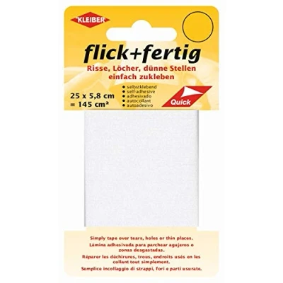 Abbildung von Kleiber 145 cm² Flick und Fertig Selbstklebendes Reparaturband aus Nylon, grau