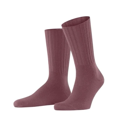 Abbildung von FALKE Herren Nelson M SO Wolle einfarbig 1 Paar Socken, Rosa (Roan Rouge 8936), 43 46