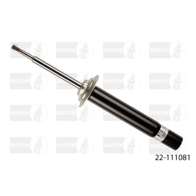 Abbildung von BILSTEIN B4 OE Replacement 22 111081 Stoßdämpfer Vorderachse Gasdruck Zweirohr Federbein unten Platte, oben Stift BMW: 5 Saloon, Touring