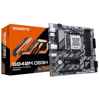 Abbildung von Gigabyte Mainboard »B840M DS3H AMD Ryzen 9000 CPUs, 8+2+2 Phasen VRM, bis zu 8«