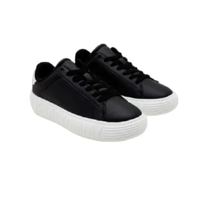 Abbildung von Tommy Jeans Damen Cupsole Sneaker Schuhe, Schwarz (Black), 41