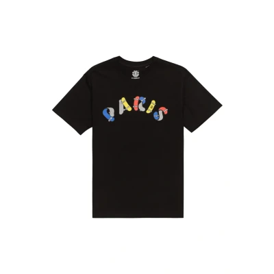 Abbildung von Element Twisted Decks Tshirt print, Herren, Größe: Small, Black