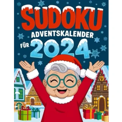 Abbildung von Oma&#039;s Rätsel Adventskalender sudoku 2024: Weihnachtlicher mit Sudokus in leicht bis schwer für Erwachsene