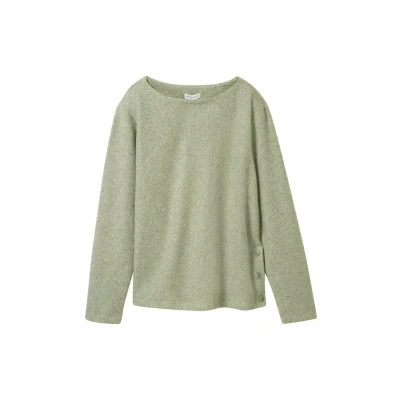 Abbildung von TOM Tailor Strickpullover, Damen, Größe: XS, Pure sage melange