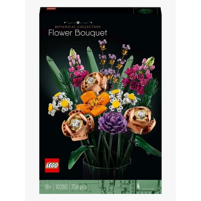 Abbildung von LEGO 10280 Icons Flower Bouquet HOME DÉCOR GIFT IDEA Accessories FOR Adults Blockspielzeug für Kinder, Größe: One Size, Mehrfarben