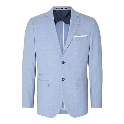 Abbildung von Selected Homme MIX Sakko, Herren, Größe: 90, Light blue