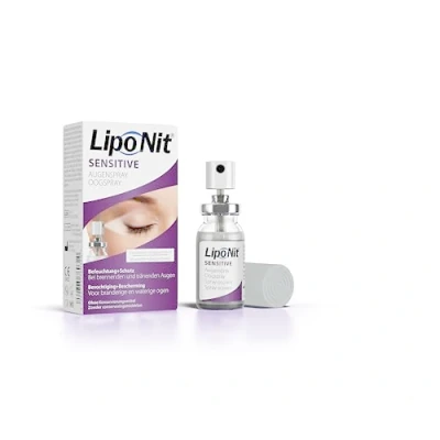 Abbildung von Lipo Nit Augenspray Sensitive, zur Behandlung trockener Augen, Pflege der Augenpartie, mit Dexpanthenol, 10 ml