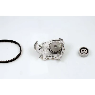 Abbildung von HEPU PK08490 Wasserpumpe + Zahnriemensatz 96 RENAULT: CLIO 2, Kangoo II / Grand Kangoo, Express, DACIA: Sandero I, Logan I MCV