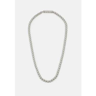 Abbildung von BOSS Sphere Halskette silvercoloured, Herren, Größe: One Size, Silver coloured