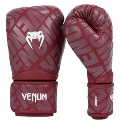 Abbildung von Venum Contender 1.5 XT Boxhandschuh, Größe: 12oz, Burgundy/white