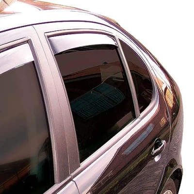 Abbildung von ClimAir CLS004M2225D Windabweiser Fensterschacht, hinten schwarz