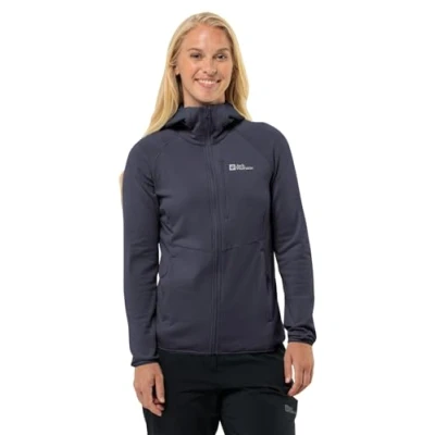 Abbildung von Jack Wolfskin Kolbenberg Fleecejacke, Damen, Größe: XS, Graphite