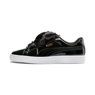 Abbildung von Puma Damen Basket Heart Schuhe, Black, 36 EU