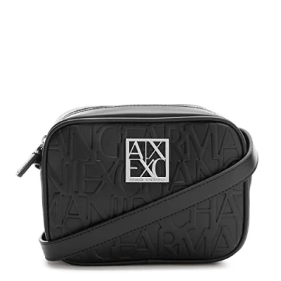 Abbildung von Armani Exchange Camera CASE Woman Umhängetasche, Damen, Größe: One Size, Nero