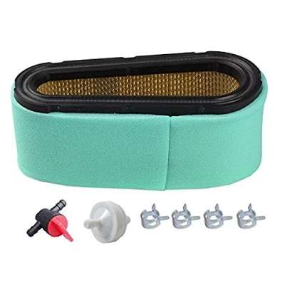 Abbildung von OxoxO 496894S 496894 Luftfilter 272403 Vorfilter 394358S Kraftstofffilter 494768 Kraftstoffabsperrventil für Briggs &amp; Stratton 12,5 17 PS