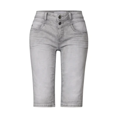 Abbildung von Street One Damen A378568 Bermudas/Shorts, Light Grey Random Washed, 32