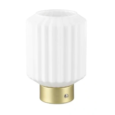 Abbildung von TRIO Leuchten LED Tischleuchte »LORD«, 1 flammig, Leuchtmittel Board fest integriert, kabellose Akku Tischlampe, Glasschirm, USB C Ladekabel, Touchdimmer
