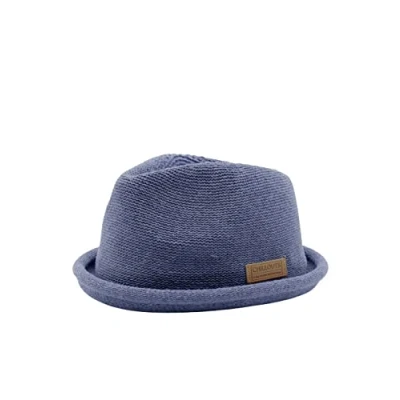 Abbildung von CHILLOUTS quetschbarer Verstellbarer Sommerhut Pork Pie Tocoa Hat Herren blau S M