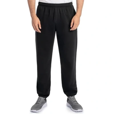 Abbildung von Fruit of the Loom Herren Eversoft Fleece Sweatpants Trainingshose, Elastische Unterseite, schwarz, Klein