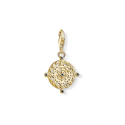 Abbildung von Thomas Sabo Damen Charm Anhänger Vintage Kompass Club 925 Sterling Silber 1662 922 39