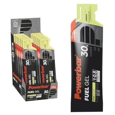 Abbildung von Powerbar Black Line Fuel 30 Gel Lemon 12x50ml 100mg Caffeine Kohlenhydratgel
