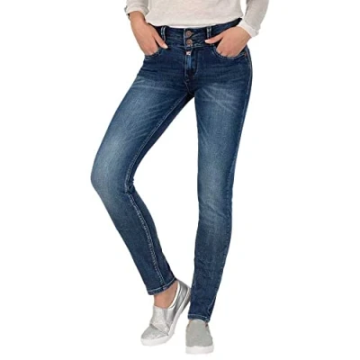 Abbildung von Timezone Damen Enya Womenshape Slim Jeans, Blau (Blue Patriot Wash 3624), W29/L30