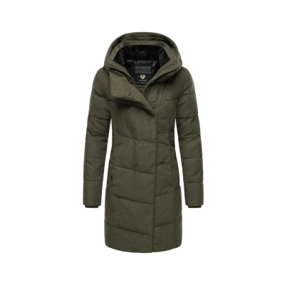 Abbildung von Ragwear Pavla Wintermantel, Damen, Größe: Small, Dark olive