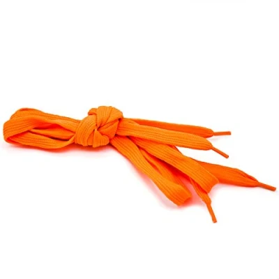 Abbildung von The Glowhouse Unisex Schnürsenkel, flach, neonfarben, einfarbig (Orange)