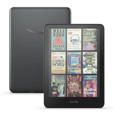 Abbildung von Wir stellen vor: Amazon Kindle Colorsoft Signature Edition (32 GB) mit Farb Display und Frontlicht automatischer Anpassung, kabellosem Aufladen wochenlanger Akkulaufzeit