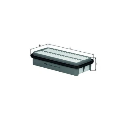 Abbildung von MAHLE ORIGINAL LX 923 Luftfilter 52,0 121 249,0 Filtereinsatz TOYOTA: Starlet V Hatchback, Paseo Coupe