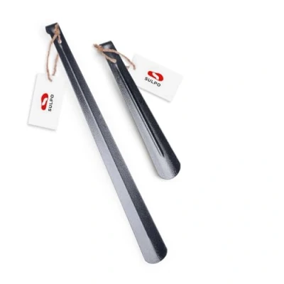 Abbildung von SULPO 2er Pack 26cm &amp; 51cm Stabil Schuhlöffel aus Edelstahl Lang Mittel Metall mit Aufhängeloch Schuhanzieher Shoe Horn